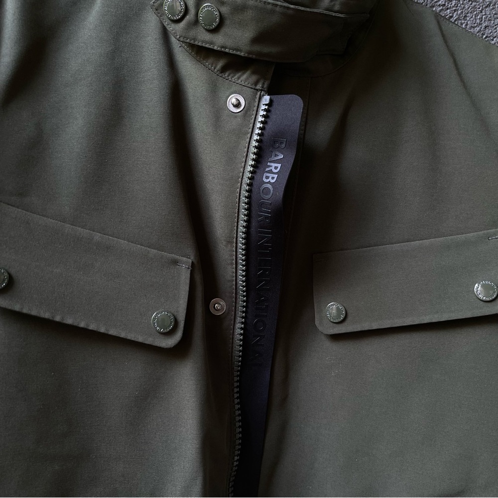 Barbour Intl Waterproof Duke Jacket in Sage British Style - Picture 5 of 8